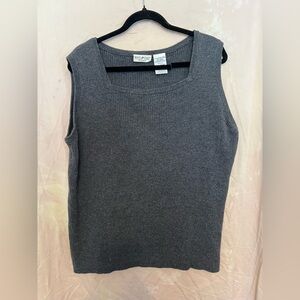 White Stag Charcoal Ribbed Tank Top